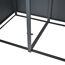 Mülltonnenbox 'Varius' Stahl 5 x 240 l anthrazit/Holzoptik 330 x 80 x 116 cm