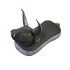 Sitzsack und Schwimmtier 'Stier' schwarz 89 x 64 x 34 cm