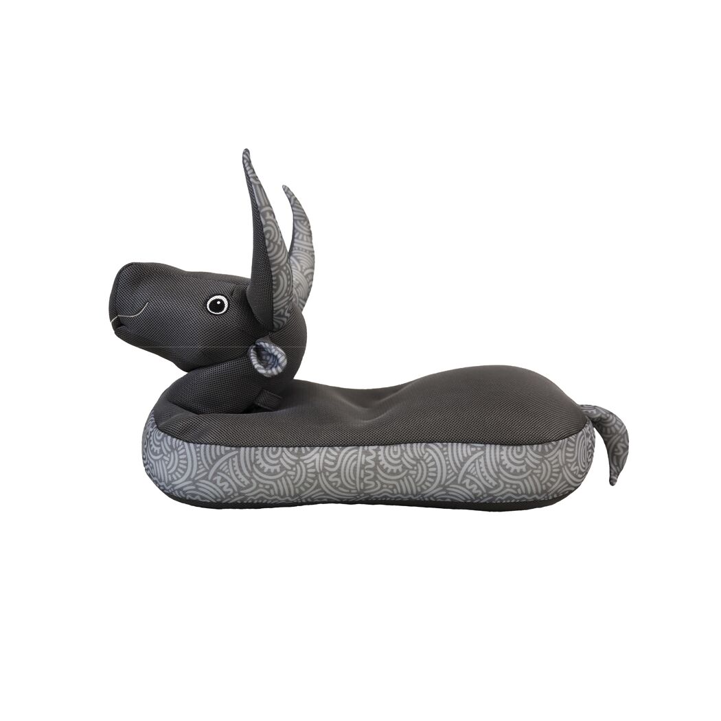 Sitzsack und Schwimmtier 'Stier' schwarz 89 x 64 x 34 cm