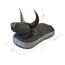Sitzsack und Schwimmtier 'Stier' schwarz 89 x 64 x 34 cm