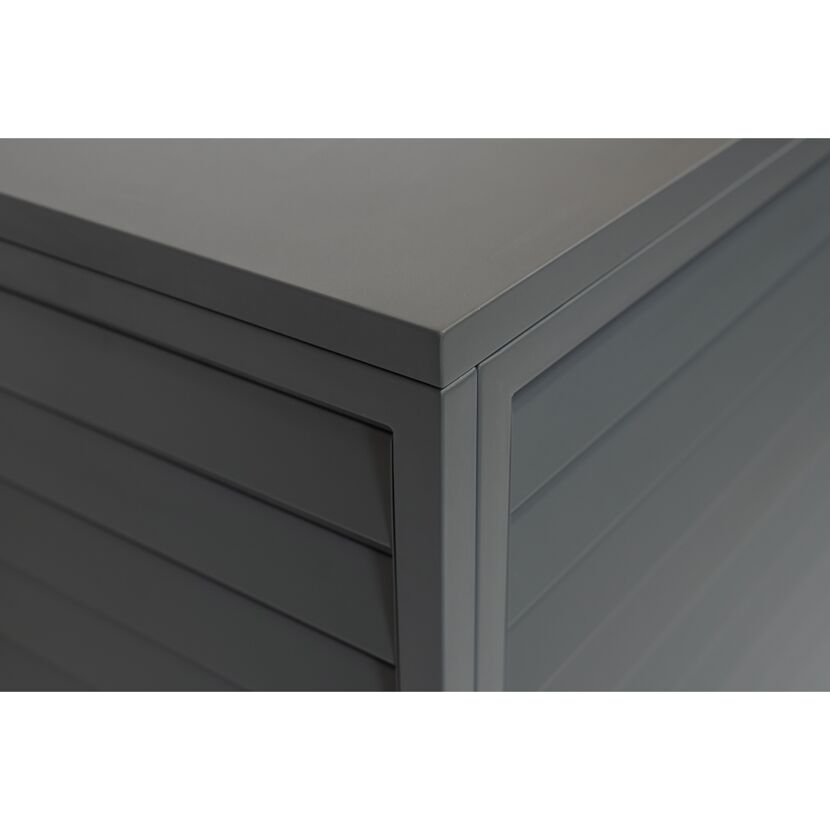 Verkleidung Wärmepumpe 'Boxa M' Stahl anthrazit 140 x 53 x 97 cm