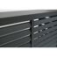 Verkleidung Wärmepumpe 'Boxa M' Stahl anthrazit 140 x 53 x 97 cm