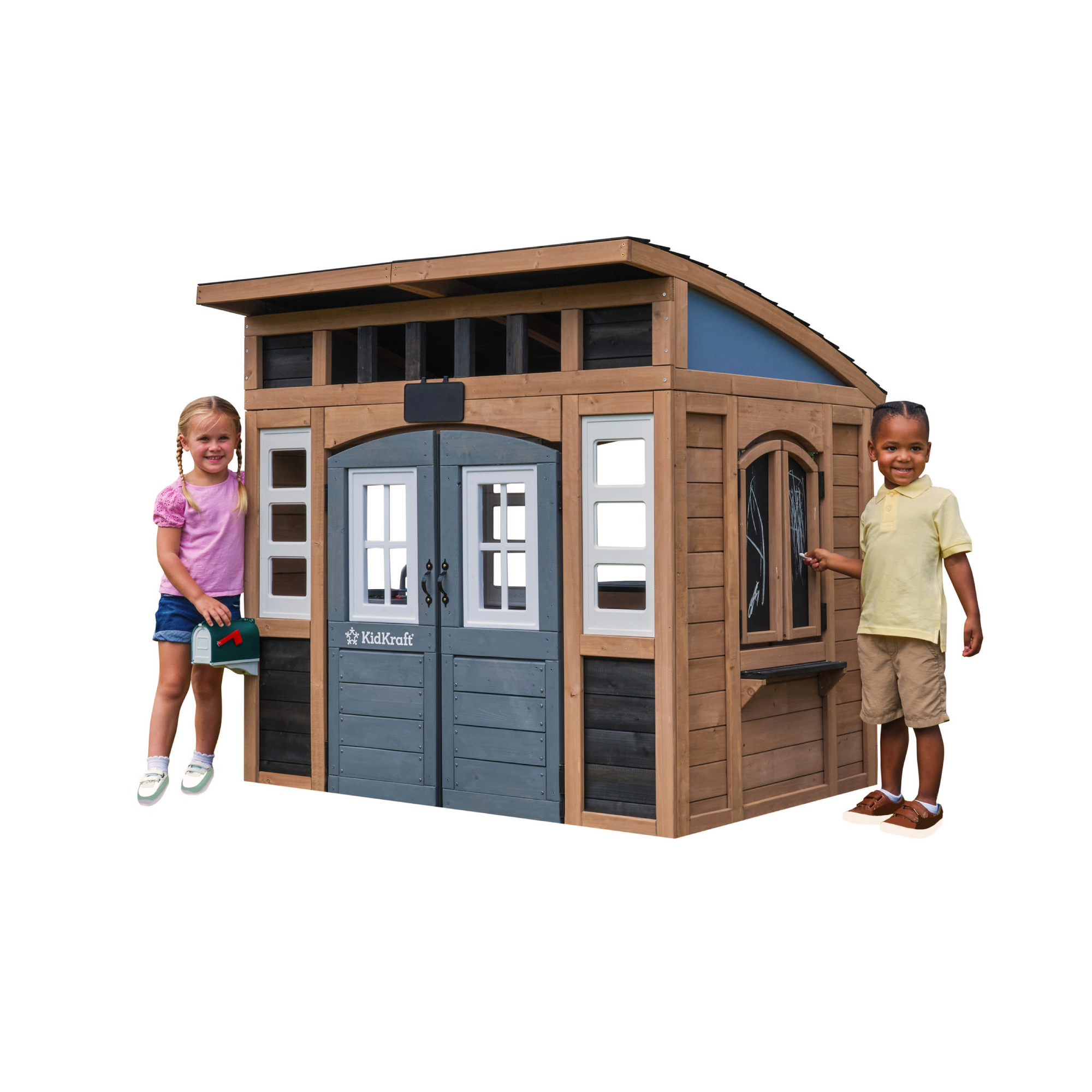 Spielhaus 'Trolli' FSC®‑zertifiziertes Spießtannenholz 177,3 x 138,86 x 155,63 cm