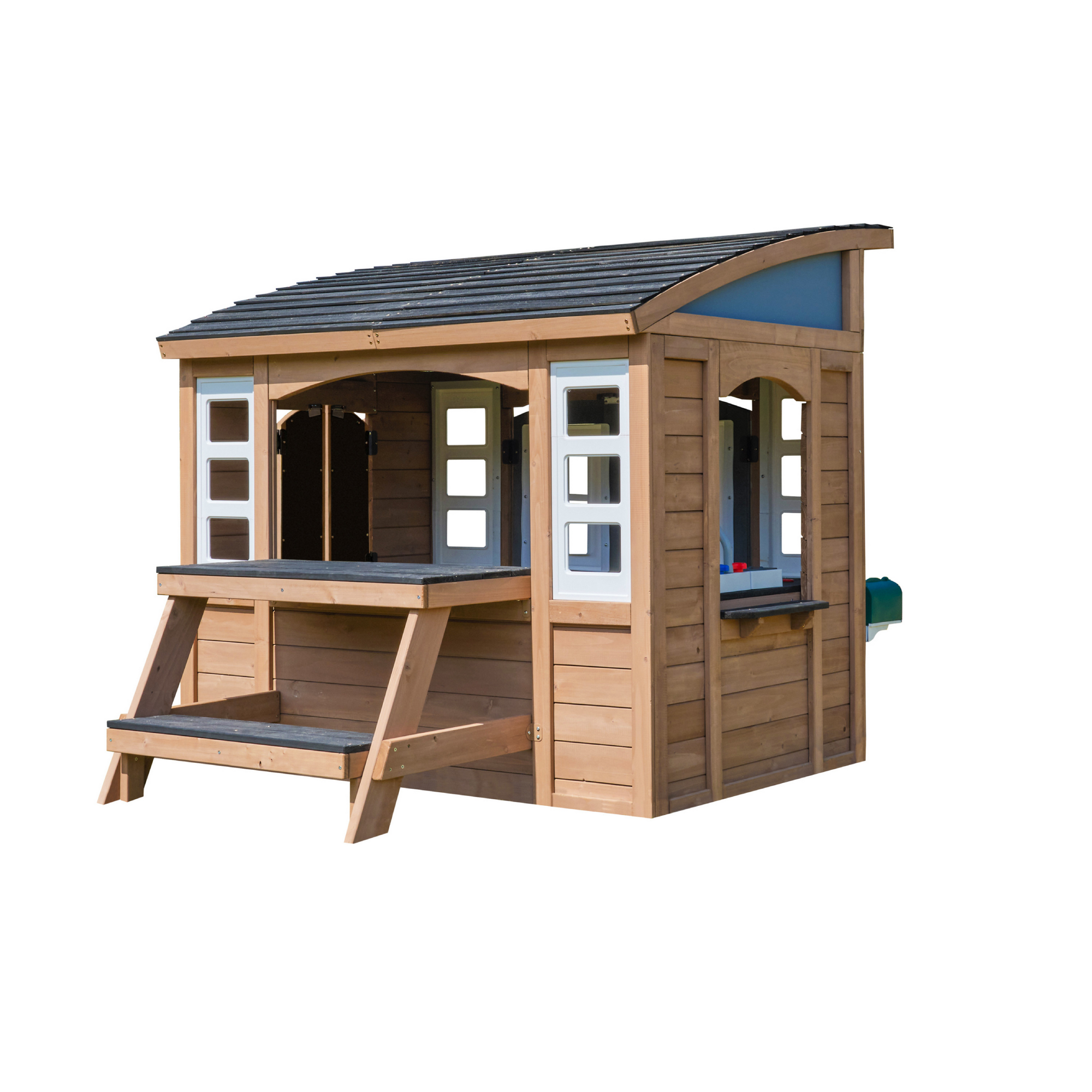 Spielhaus 'Trolli' FSC®‑zertifiziertes Spießtannenholz 177,3 x 138,86 x 155,63 cm