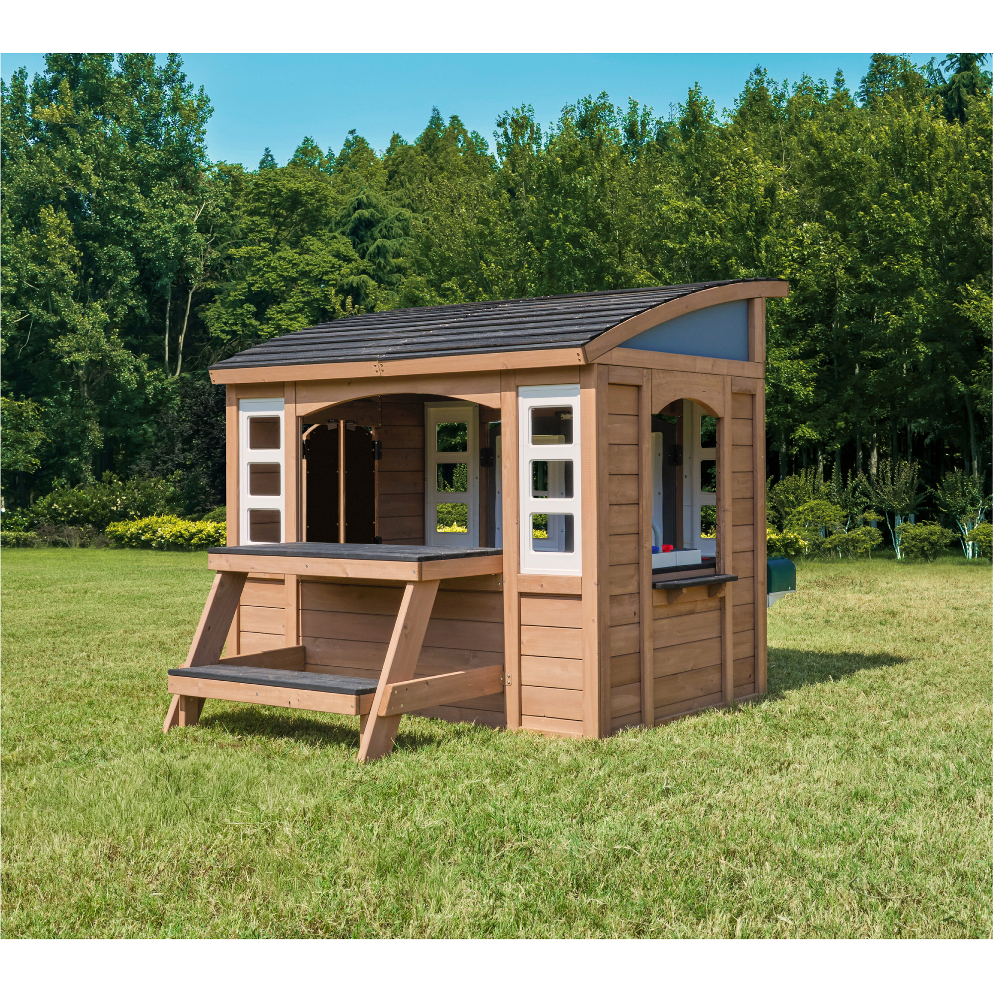 Spielhaus 'Trolli' FSC®‑zertifiziertes Spießtannenholz 177,3 x 138,86 x 155,63 cm