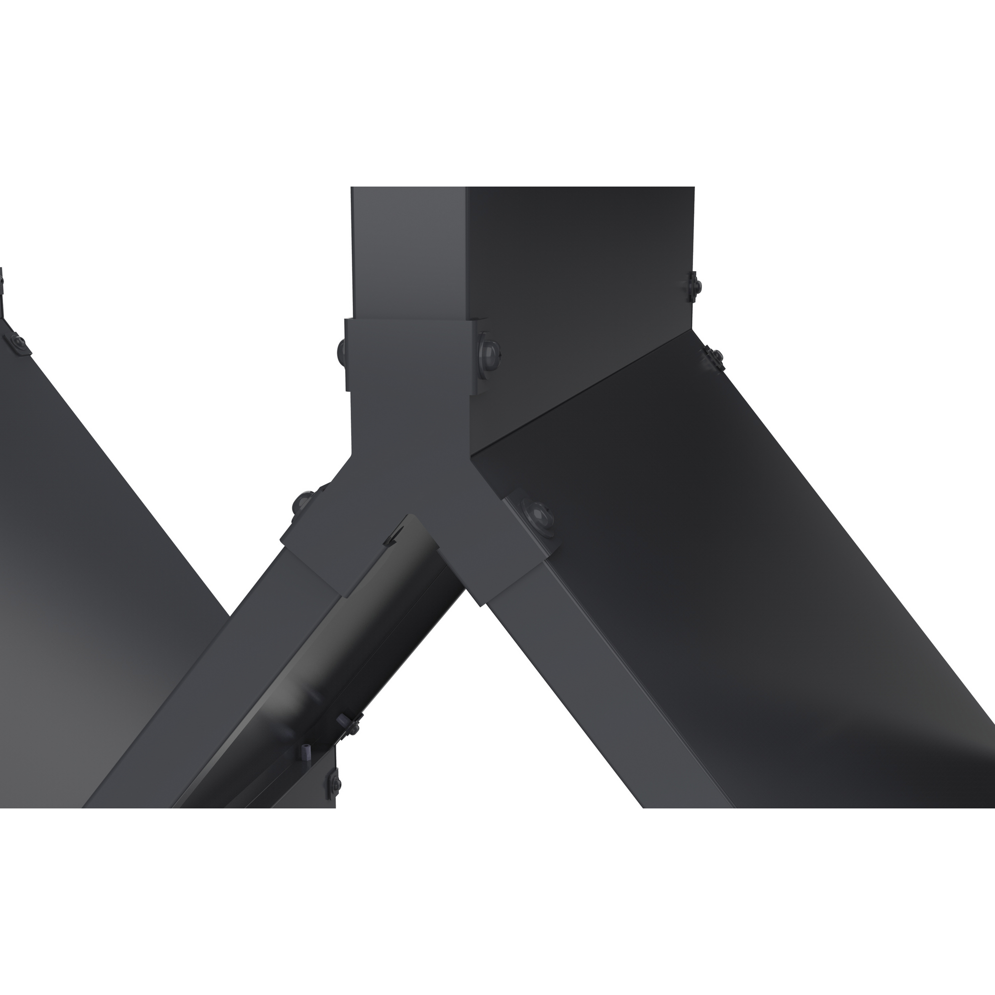 Kaminholzregal 'Castra B' Stahl anthrazit 95 x 50 x 160 cm