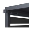 Verkleidung Wärmepumpe 'Boxa S' Stahl anthrazit/Holzoptik 100 x 56 x 97 cm