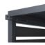 Verkleidung Wärmepumpe 'Boxa S' Stahl anthrazit/Holzoptik 100 x 56 x 97 cm