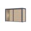 Verkleidung Wärmepumpe 'Boxa M' Stahl anthrazit/Holzoptik 140 x 56 x 97 cm