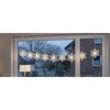 LED-Lichtervorhang Flocke 10 LEDs 180 cm