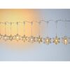 LED-Lichtervorhang Flocke 10 LEDs 180 cm