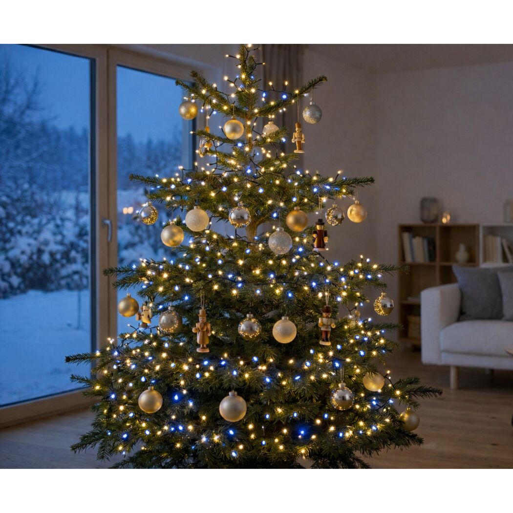 LED-Mikro-Lichterkette Funkeln 100 LEDs 1,8 m