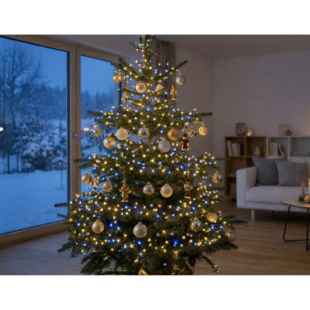LED-Mikro-Lichterkette Funkeln 200 LEDs 3,6 m