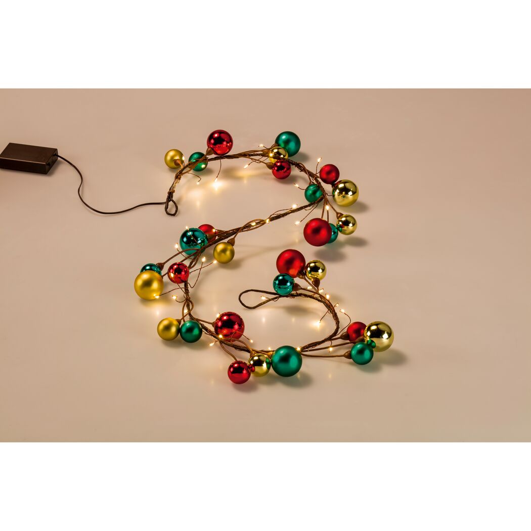 LED-Kugel-Girlande 40 LEDs 120 cm
