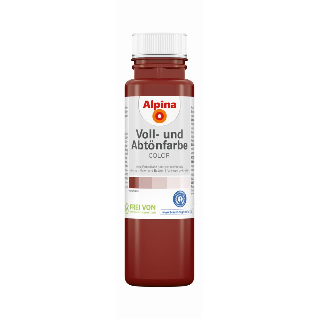 Voll- und Abtönfarbe 'Spicy Red' rot 250 ml