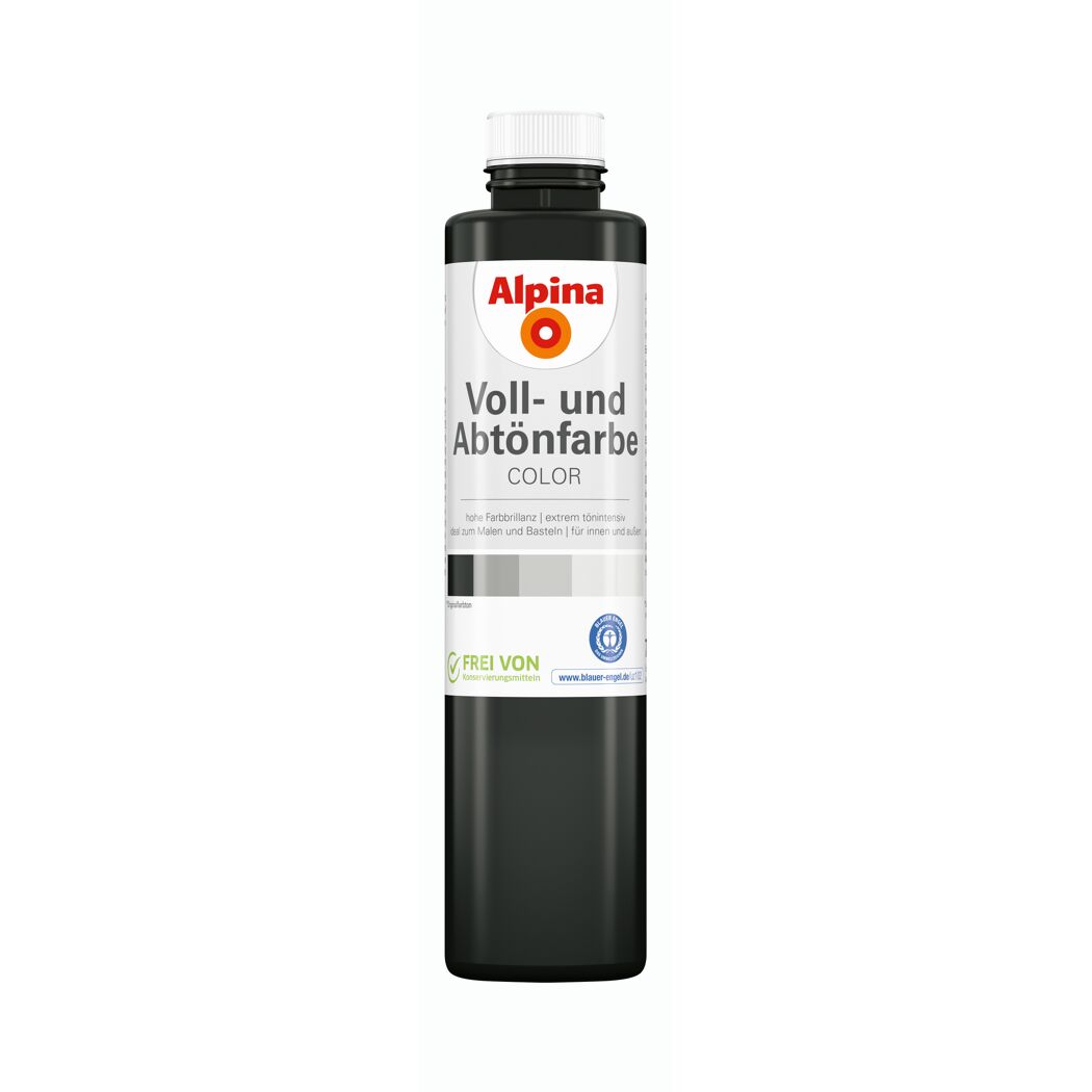 Voll- und Abtönfarbe 'Night Black' schwarz 750 ml