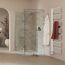 Walk In Duschwand 'Gretia' chromfarben 120 x 200 cm