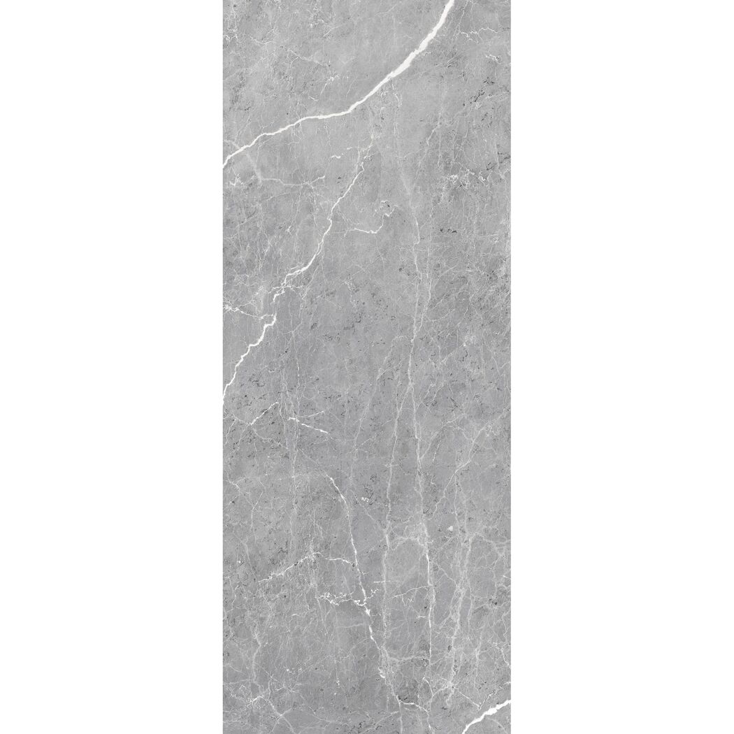 Duschrückwand 'Seidenweich' Motiv Silberhauch 100 x 255 cm