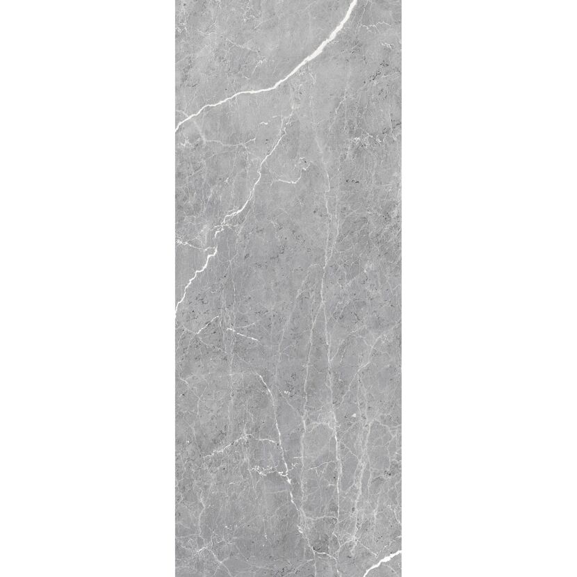 Duschrückwand 'Seidenweich' Motiv Silberhauch 100 x 255 cm