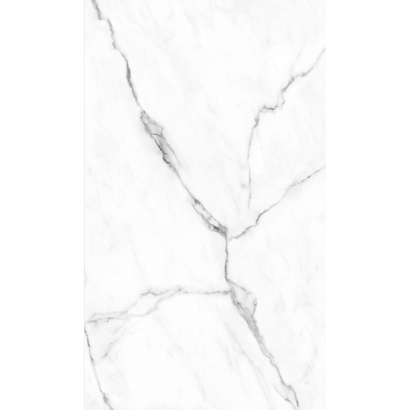 Duschrückwand 'Seidenweich' Motiv Schneegestöber 100 x 255 cm