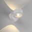 LED-Wandleuchte 'Chia' weiß 2-flammig 9,3 x 9,3 x 12,5 cm