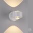 LED-Wandleuchte 'Chia' weiß 2-flammig 9,3 x 9,3 x 12,5 cm