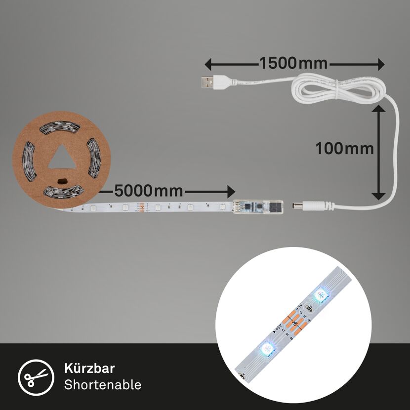 RGB-LED-Band Indoor 5 m