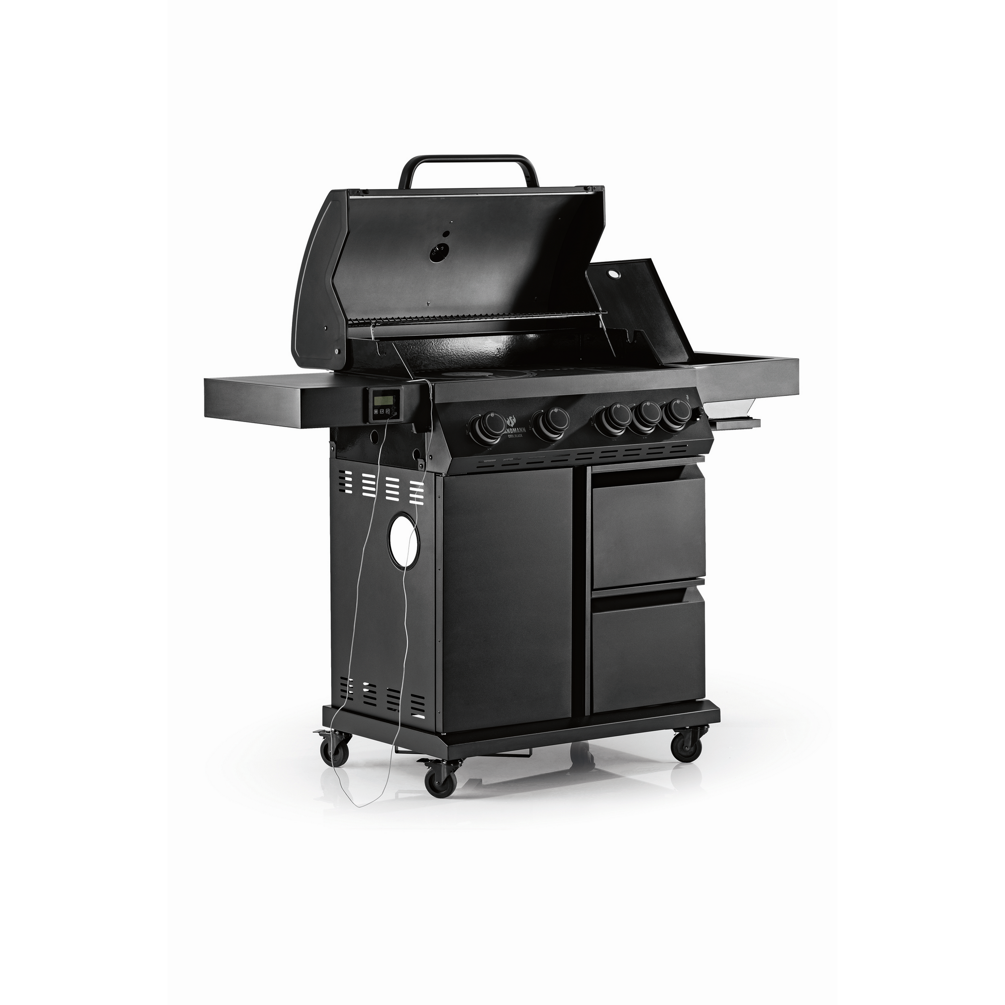 Gasgrill 'Cool Black 4.1' schwarz 114,5 x 121 x 53,5 cm