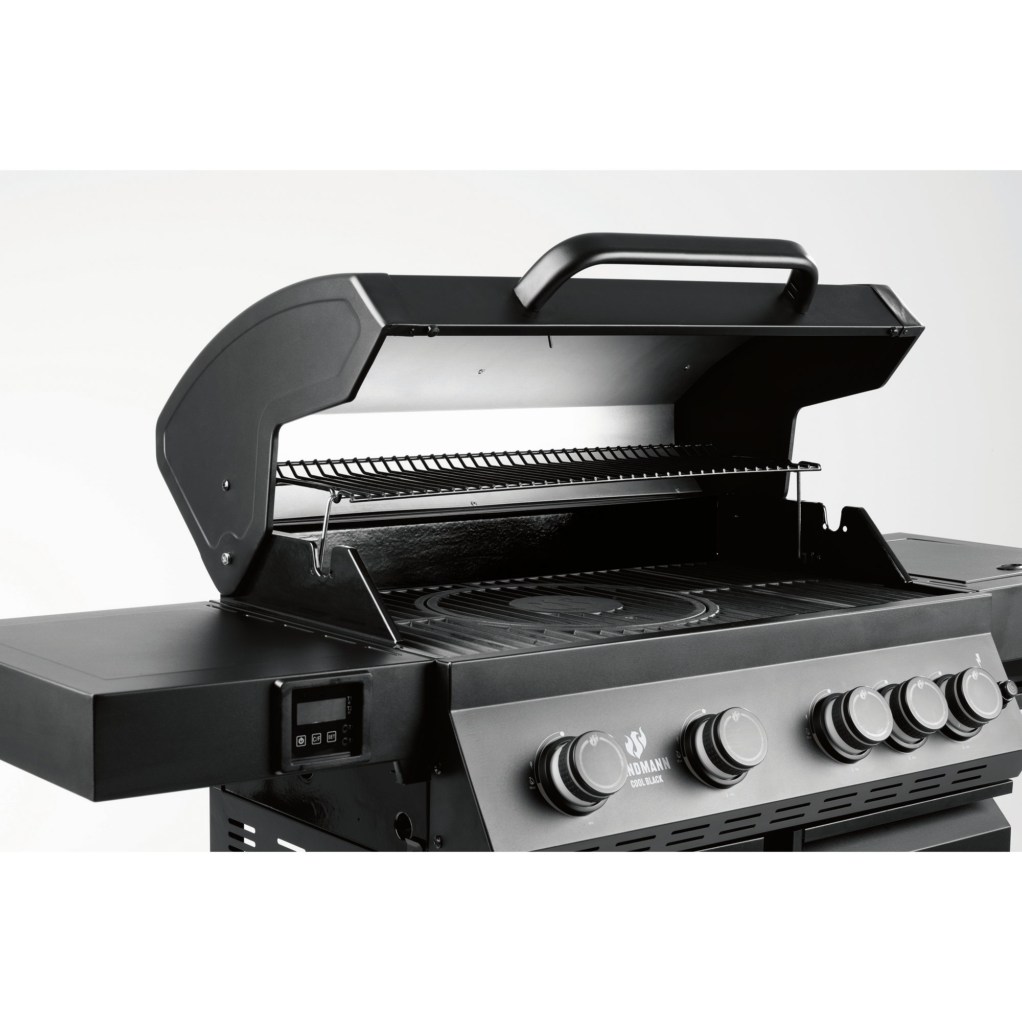Gasgrill 'Cool Black 4.1' schwarz 114,5 x 121 x 53,5 cm