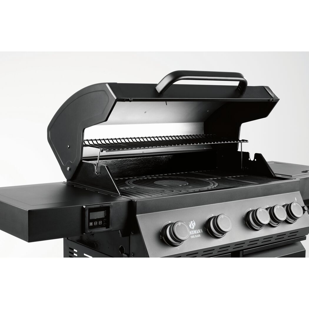 Gasgrill 'Cool Black 4.1' schwarz 114,5 x 121 x 53,5 cm