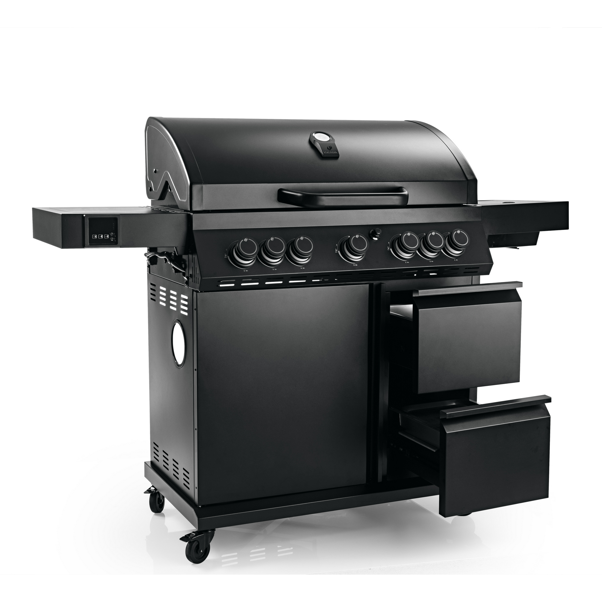Gasgrill 'Cool Black 5.2' schwarz 159,5 x 122 x 56 cm
