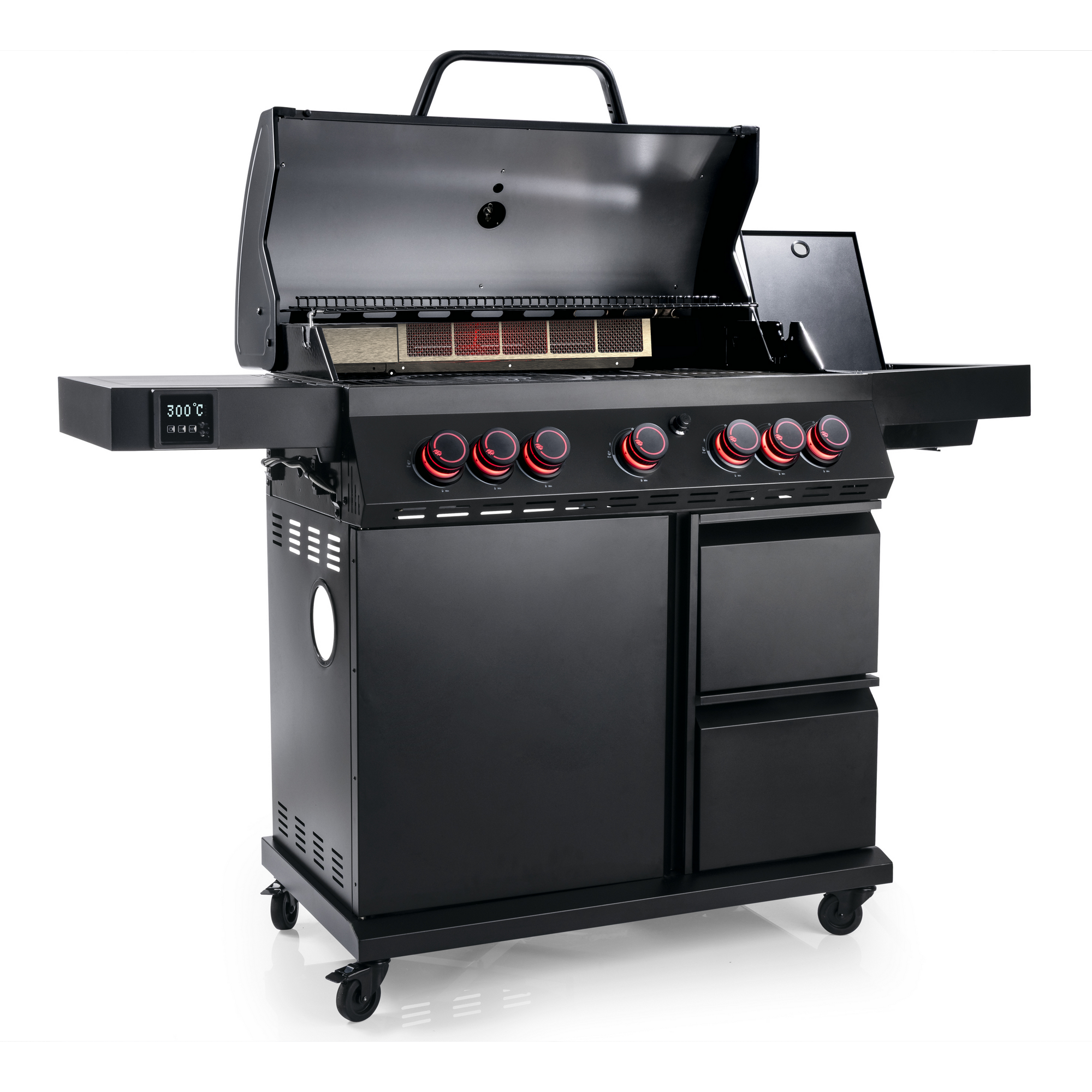 Gasgrill 'Cool Black 5.2' schwarz 159,5 x 122 x 56 cm