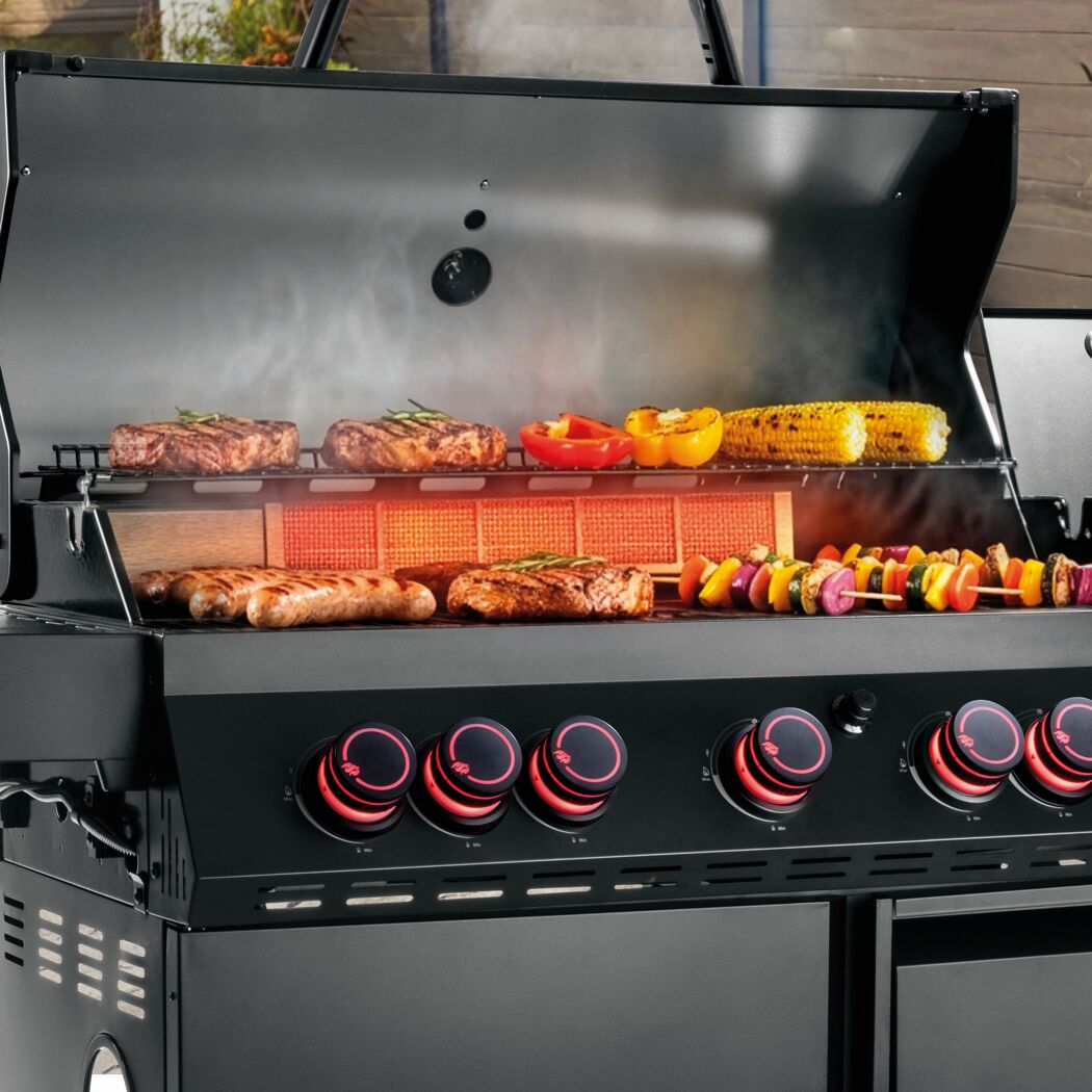 Gasgrill 'Cool Black 5.2' schwarz 159,5 x 122 x 56 cm
