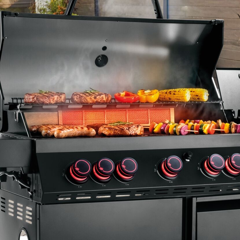 Gasgrill 'Cool Black 5.2' schwarz 159,5 x 122 x 56 cm