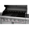 Gasgrill edelstahlfarben 168 x 119 x 56 cm