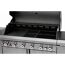 Gasgrill edelstahlfarben 168 x 119 x 56 cm