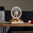 LED-Holzsilhouette 'Riesenrad-Adventskalender' 8 warmweiße LED