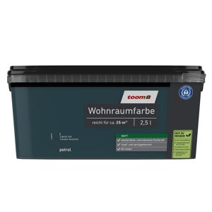 Wohnraumfarbe petrol matt 2,5 l