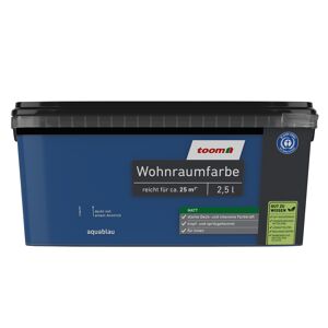 Wohnraumfarbe aquablau matt 2,5 l