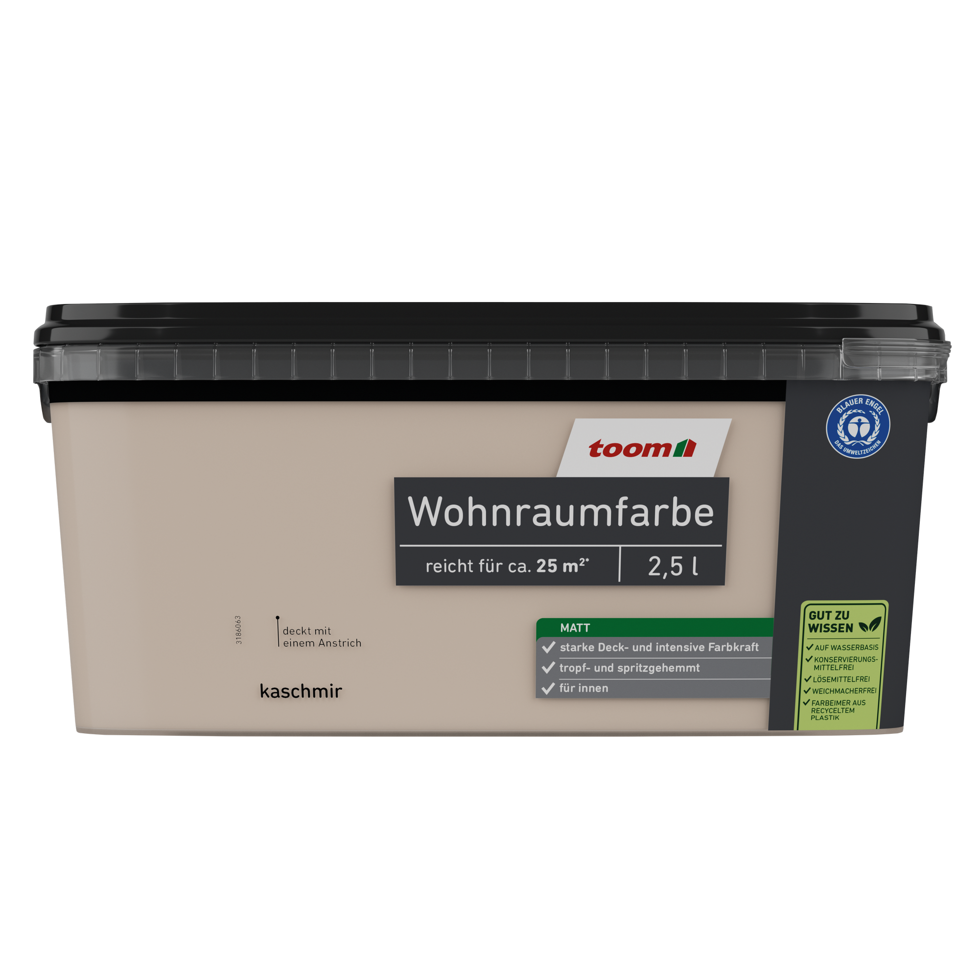 Wohnraumfarbe kaschmir matt 2,5 l