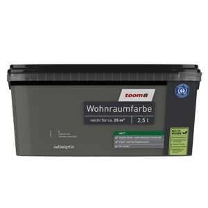 Wohnraumfarbe salbeigrün matt 2,5 l