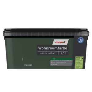 Wohnraumfarbe waldgrün matt 2,5 l
