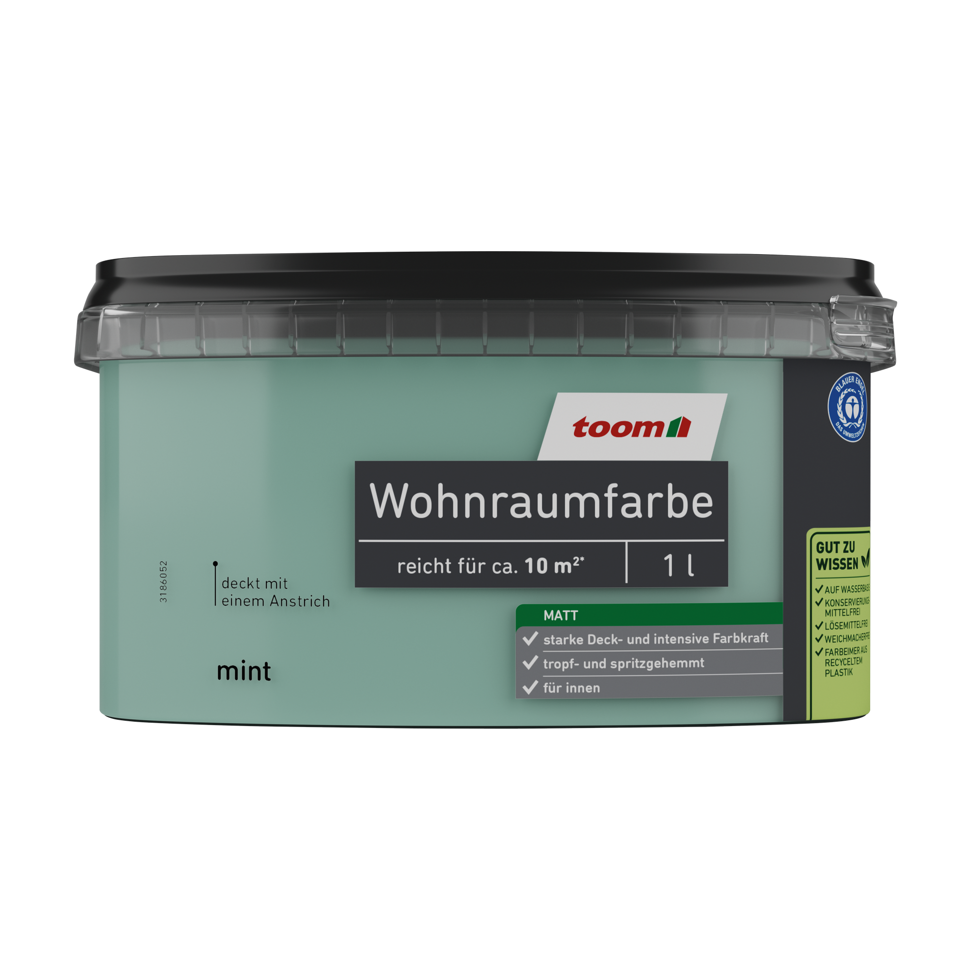 Wohnraumfarbe mint matt 1 l