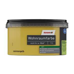 Wohnraumfarbe sonnengelb matt 1 l