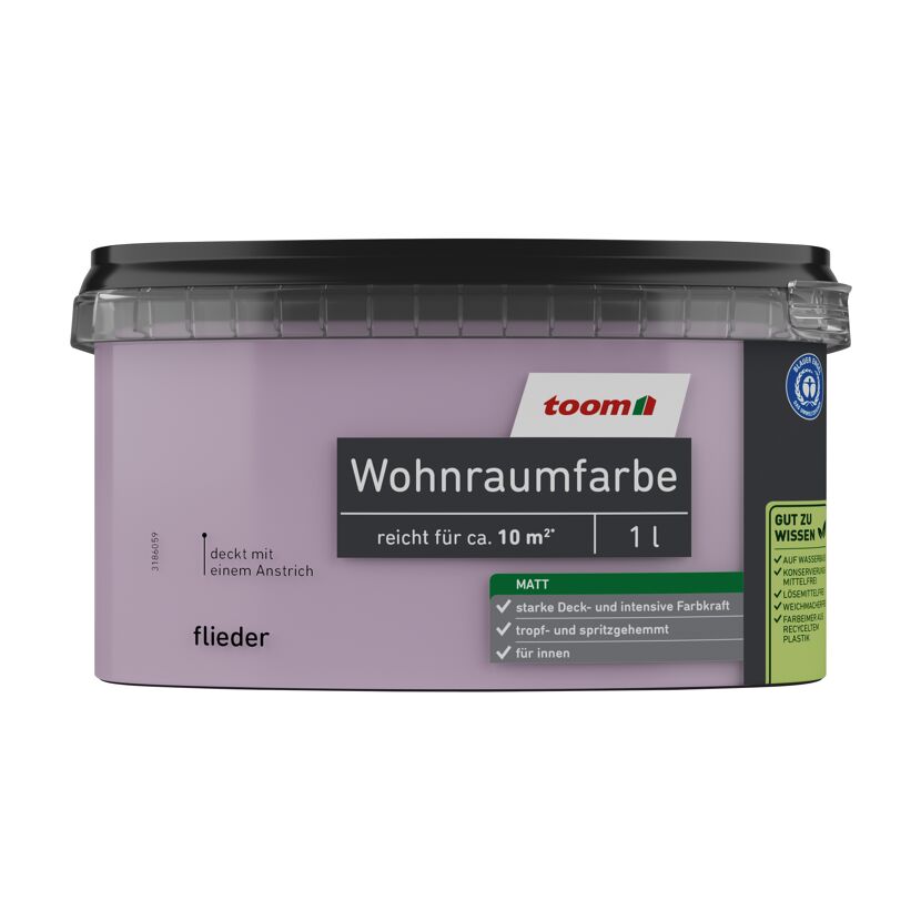 Wohnraumfarbe flieder matt 1 l