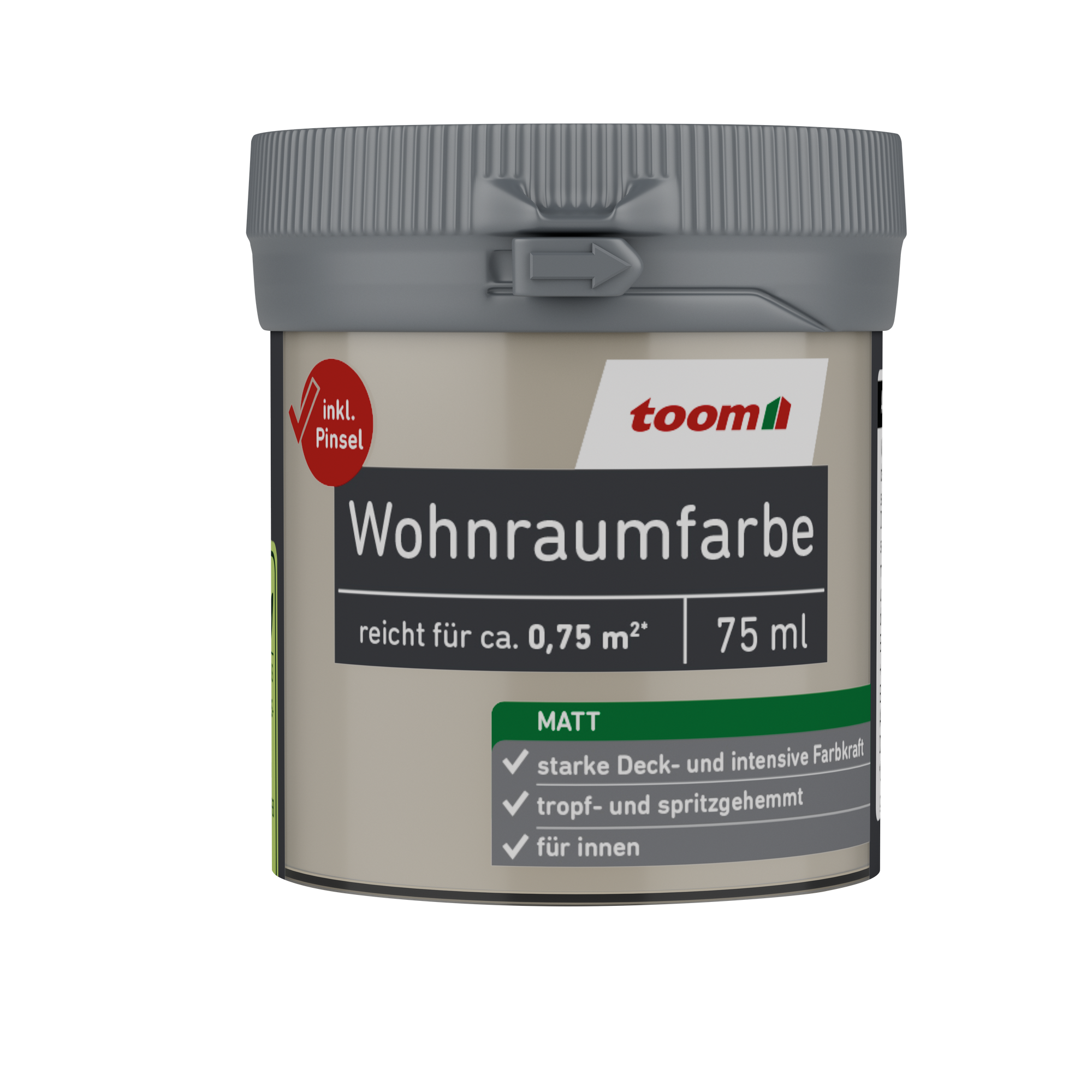 Wohnraumfarbe sand matt 75 ml