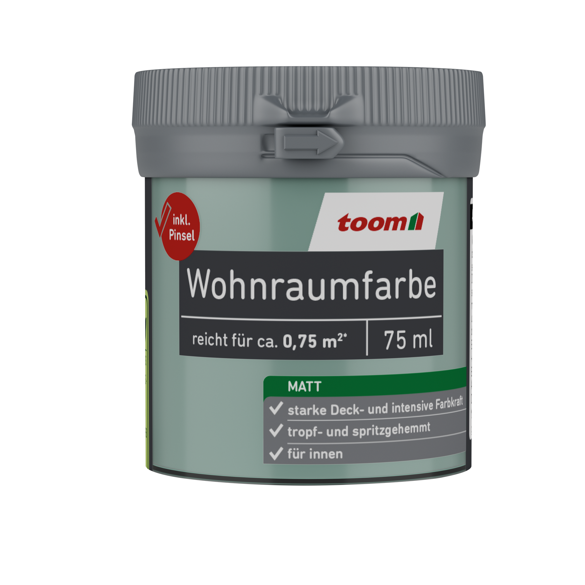 Wohnraumfarbe mint matt 75 ml