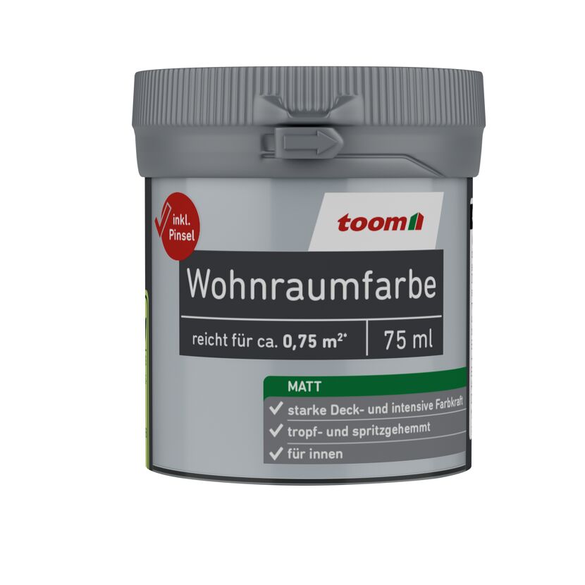 Wohnraumfarbe zartblau matt 75 ml