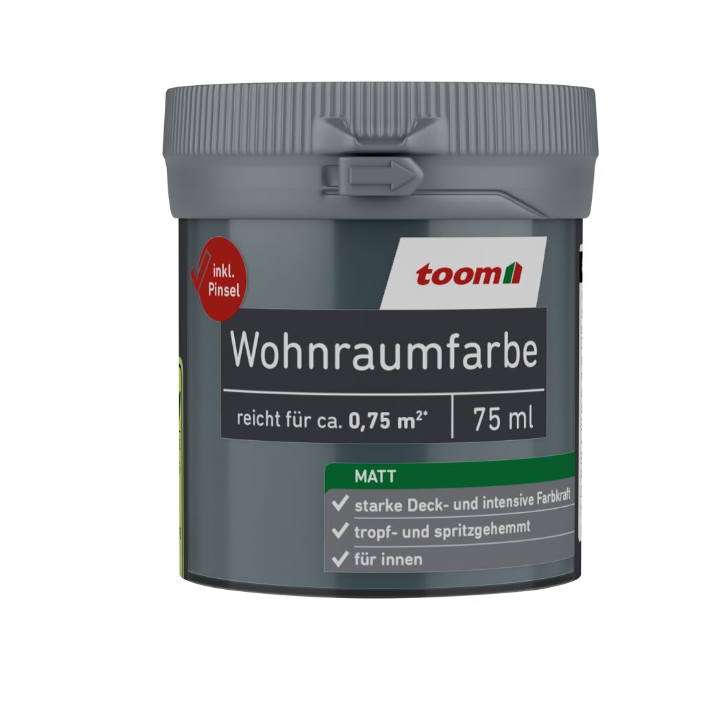Wohnraumfarbe petrol matt 75 ml