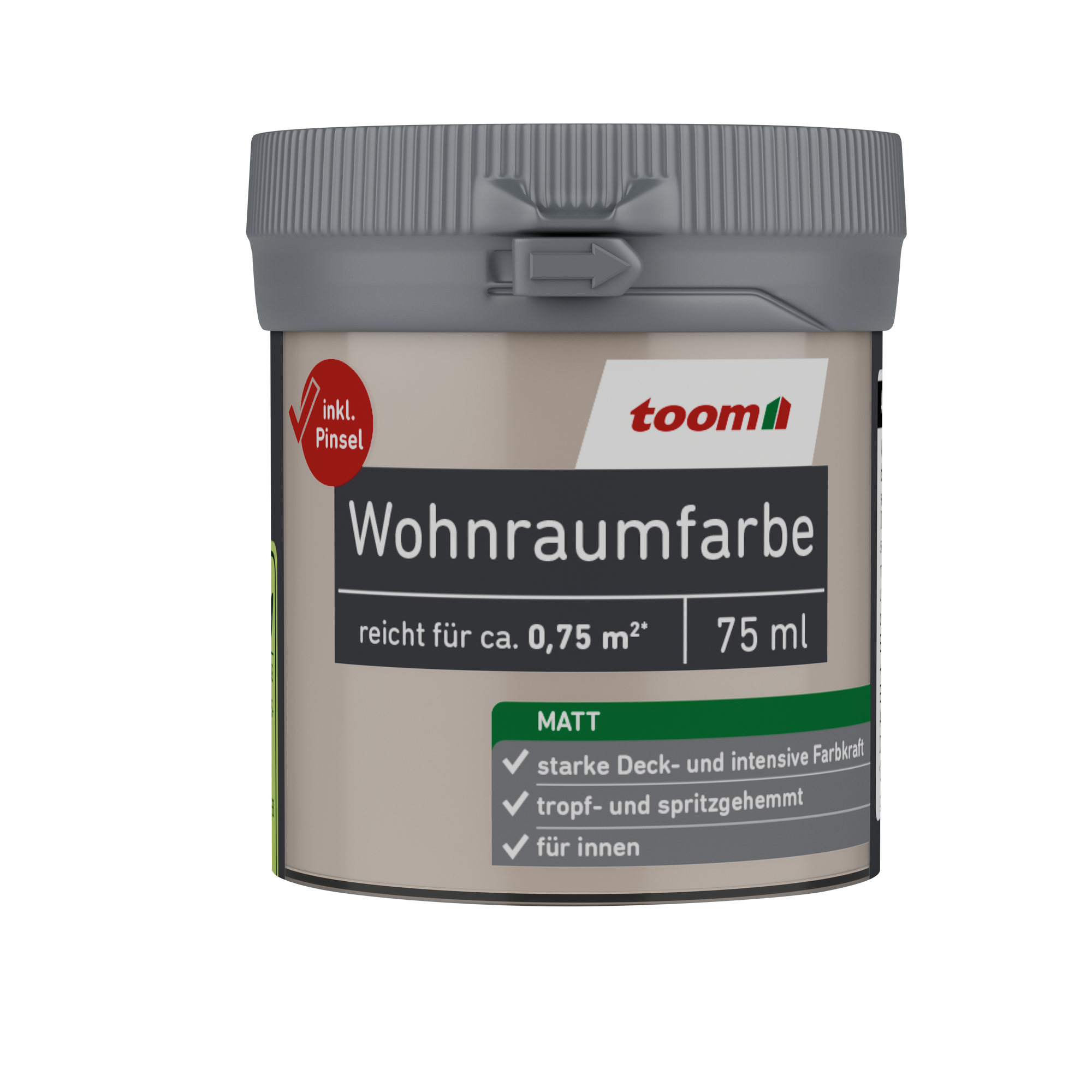 Wohnraumfarbe kaschmir matt 75 ml